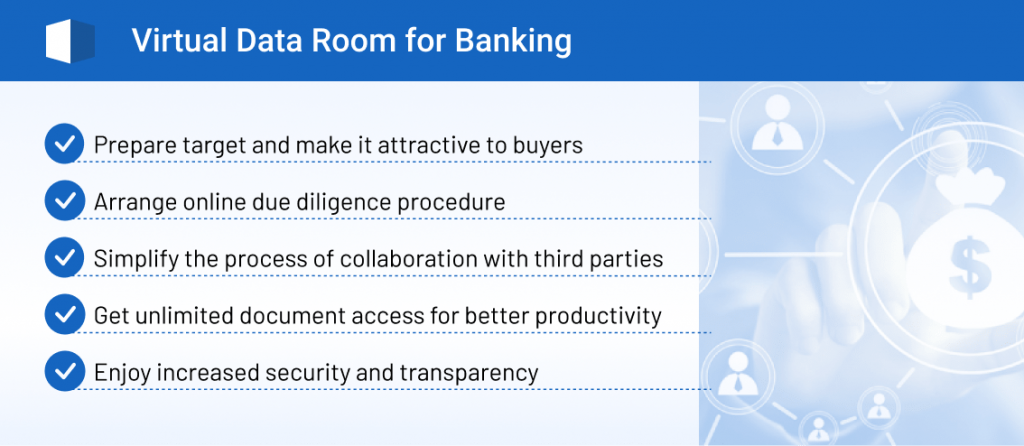 data room finance, data room banking, data room investment banking