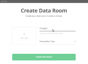 dealvdr data room creation