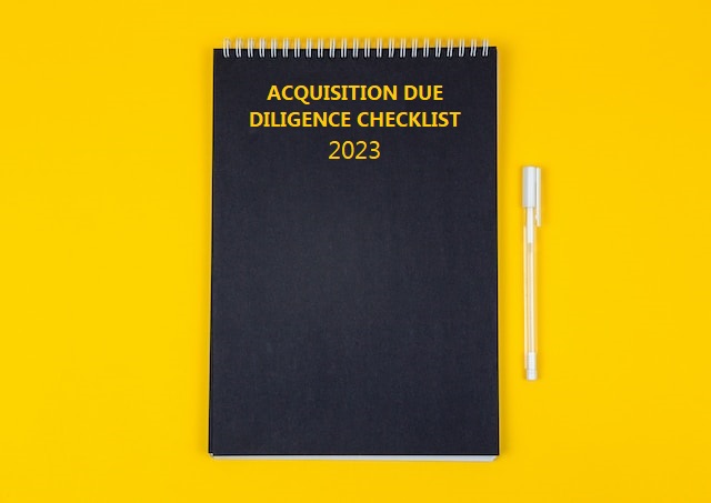 Acquisition due diligence checklist for 2023